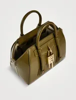 Mini Antigona Lock Leather Bag