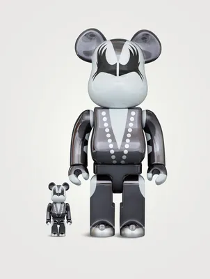 Kiss Demon Chrome 100% & 400% Be@rbrick Set