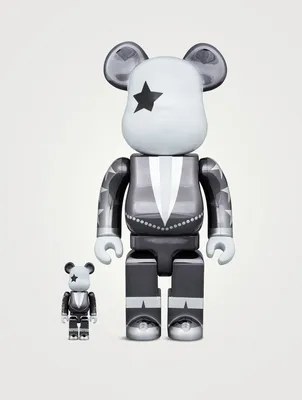 Kiss Star Child Chrome 100% & 400% Be@rbrick Set