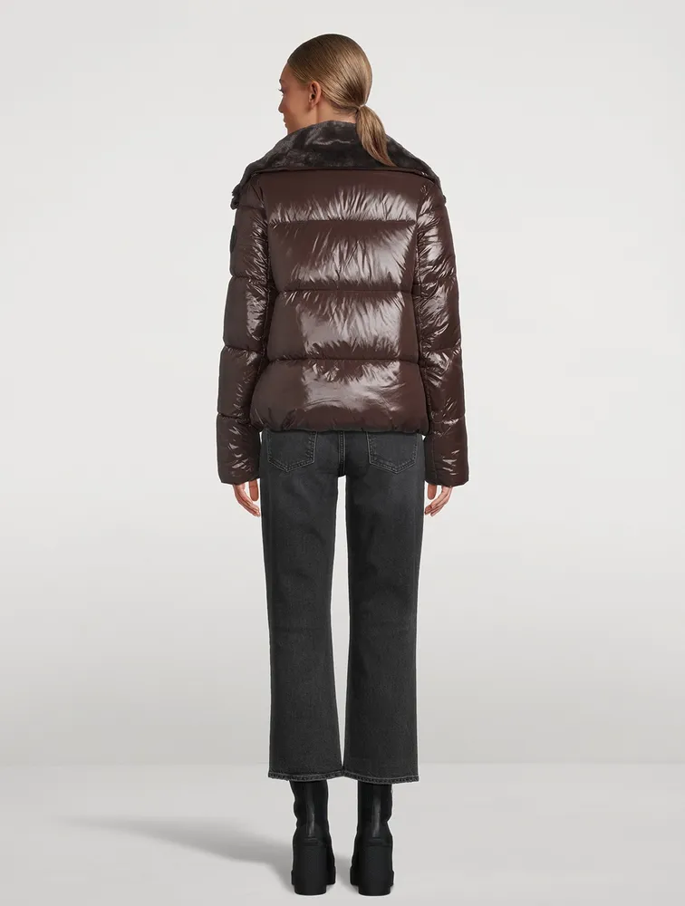 Moma Faux Fur-Lined Puffer Jacket