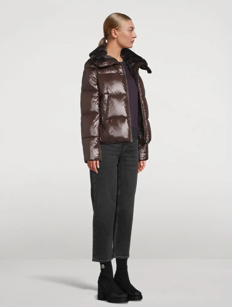 Moma Faux Fur-Lined Puffer Jacket