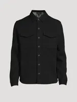 Cotton-Blend Shirt Jacket