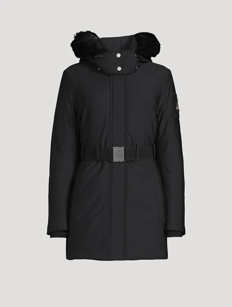 Alpharetta Shearling-Trimmed Down Jacket