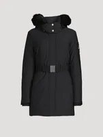 Alpharetta Shearling-Trimmed Down Jacket