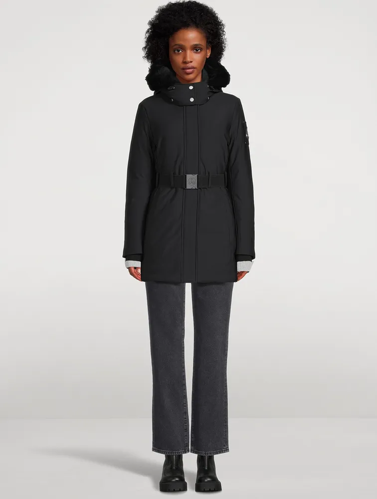 Alpharetta Shearling-Trimmed Down Jacket