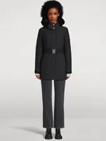 Alpharetta Shearling-Trimmed Down Jacket