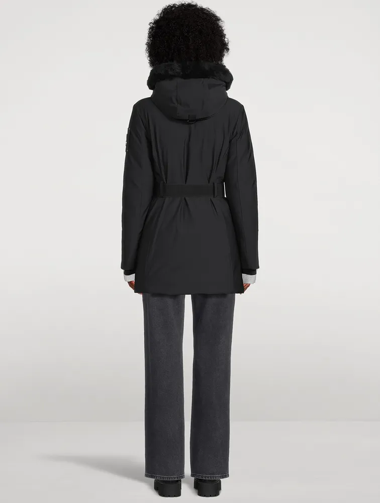 Alpharetta Shearling-Trimmed Down Jacket