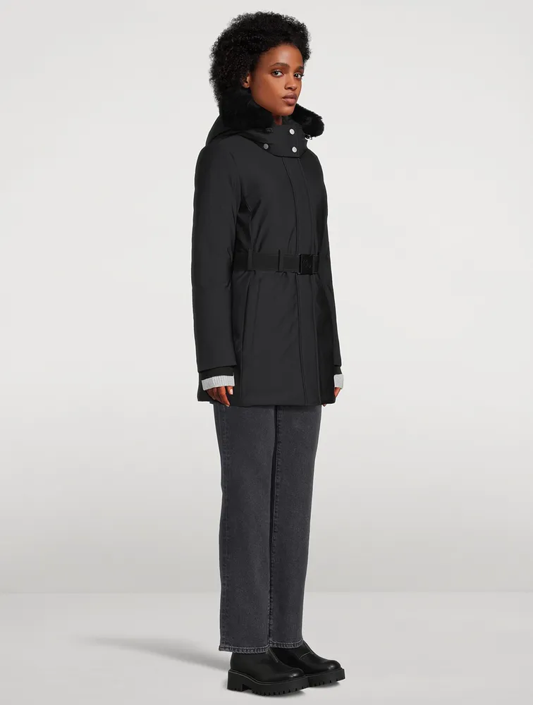 Alpharetta Shearling-Trimmed Down Jacket