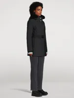 Alpharetta Shearling-Trimmed Down Jacket