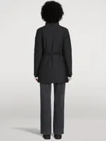 Alpharetta Shearling-Trimmed Down Jacket