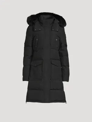 Onyx Causapscal Shearling-Trimmed Down Parka