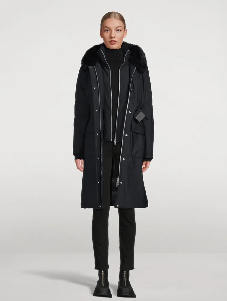 Alpharetta Shearling-Trimmed Down Parka