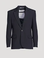 Wool Single-Breasted Jacket