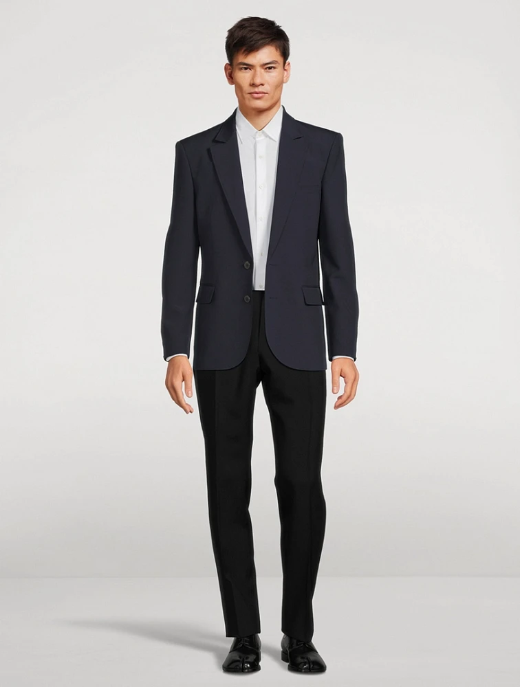 Wool Single-Breasted Jacket