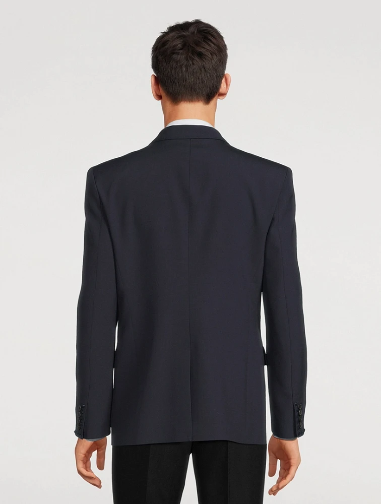 Wool Single-Breasted Jacket