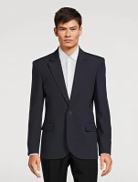 Wool Single-Breasted Jacket