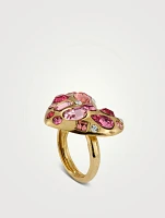 Gemstone Heart Ring