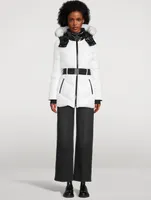 Cambria Sport Shearling-Trimmed Down Jacket