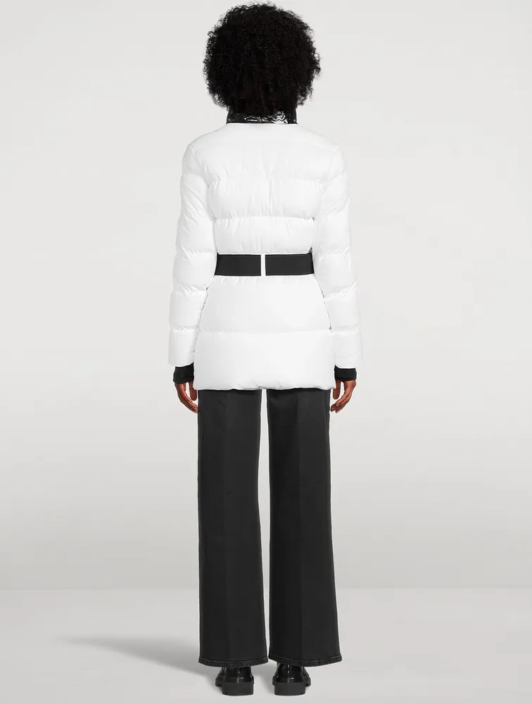 Cambria Sport Shearling-Trimmed Down Jacket