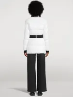Cambria Sport Shearling-Trimmed Down Jacket