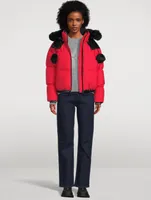 Maspeth Shearling-Trimmed Down Puffer Jacket
