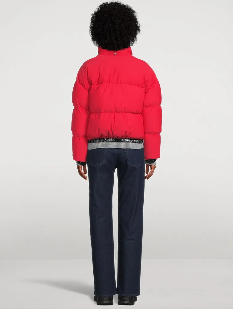 Maspeth Shearling-Trimmed Down Puffer Jacket