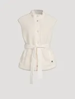 St. Clair Reversible Sherpa Belted Vest