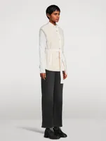 St. Clair Reversible Sherpa Belted Vest