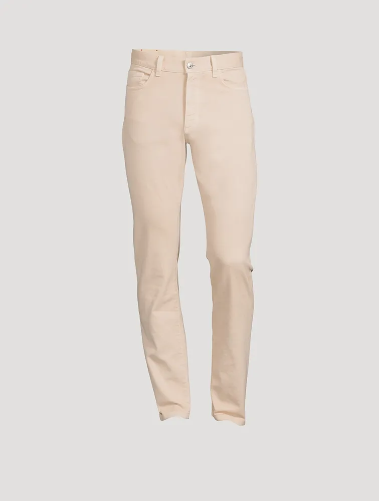 Stretch Cotton Pants