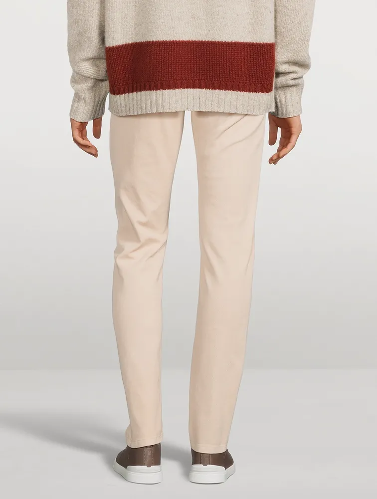 Stretch Cotton Pants