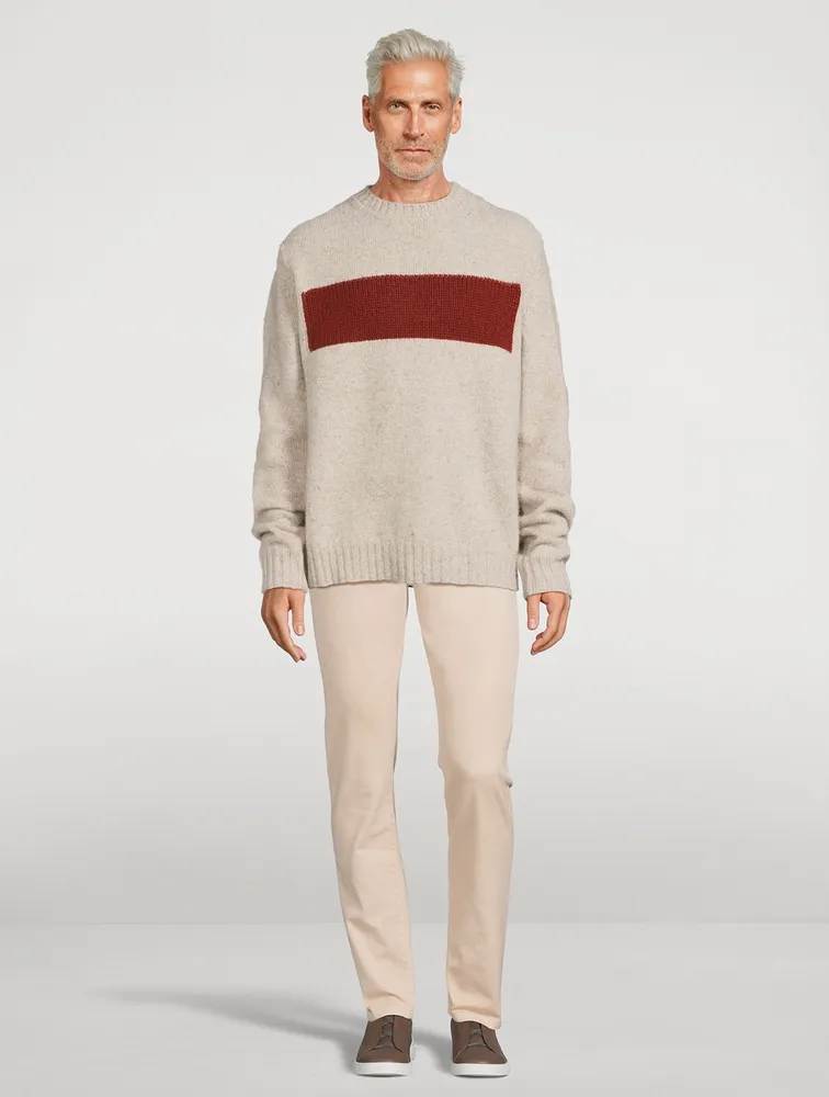 Stretch Cotton Pants