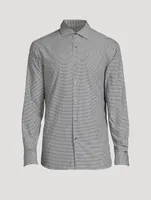 Cotton Twill Shirt Check Print