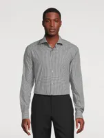 Cotton Twill Shirt Check Print