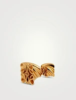 Twisted Anagram Stud Earring