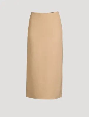 Palomie Wool Midi Skirt
