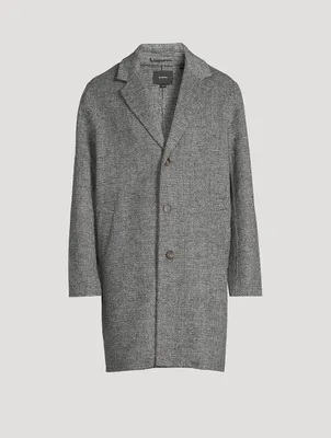 Splittable Wool-Blend Coat