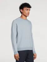 Wool And Cotton Birdseye Raglan Sweater