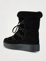 Emery Suede Shearling Lined Boots