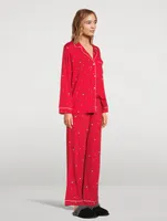 Gisele Long Pajama Set Tree Print