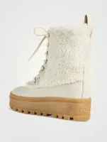 Hero Shearling-Lined Combat Boots