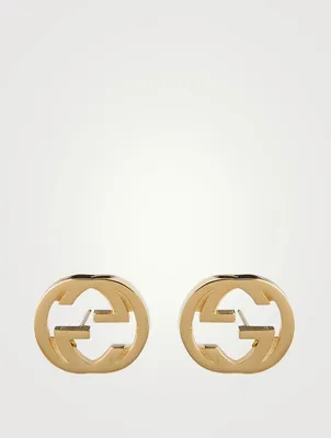 Interlocking G 18K Gold Stud Earrings