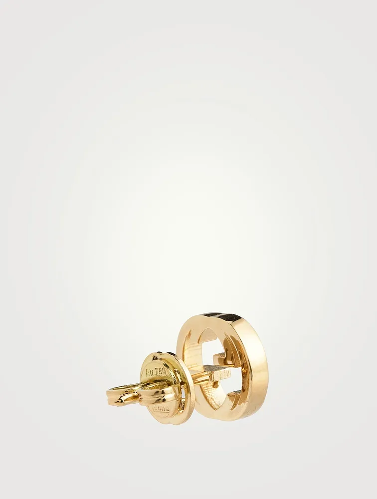 Interlocking G 18K Gold Stud Earrings