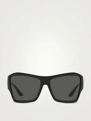 Medusa Squared Shield Sunglasses