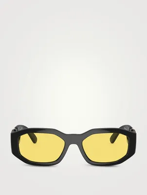 Medusa Biggie Rectangular Sunglasses