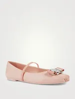 Leather Ballet Flats