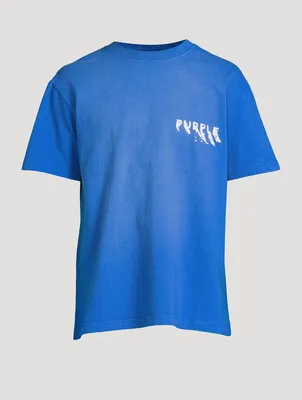 Painted Wordmark Cotton T-Shirt