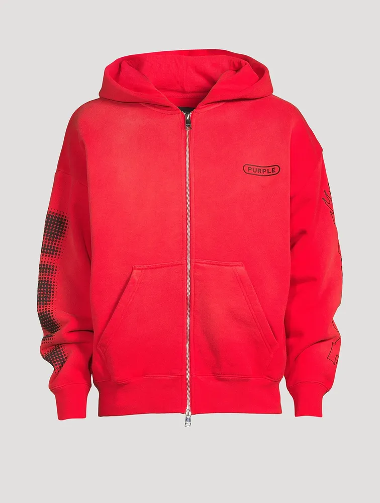 Cotton Fleece Zip Hoodie