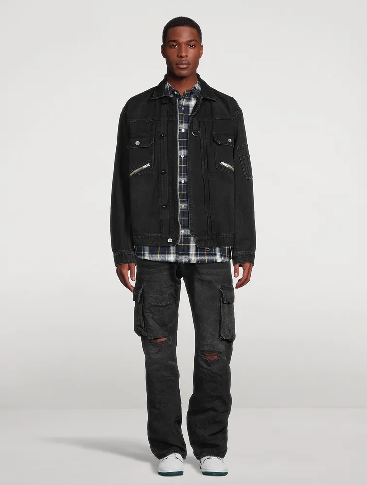 Cotton Flannel Plaid Shirt