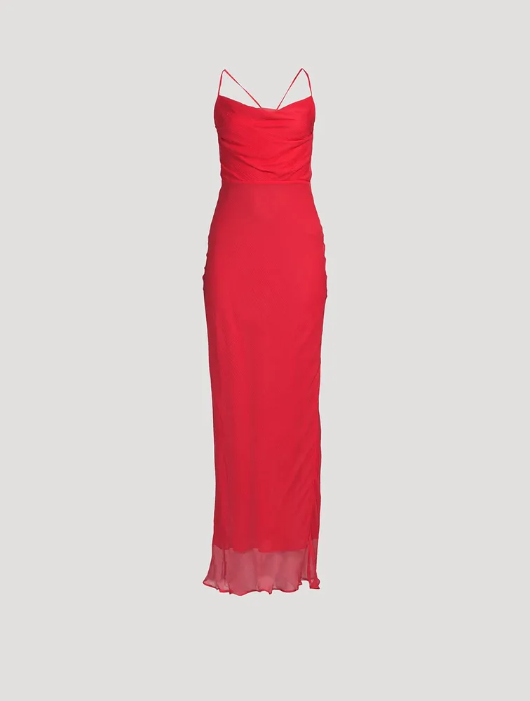 Margot Bias-Cut Maxi Dress