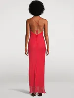 Margot Bias-Cut Maxi Dress